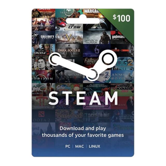 Steam Wallet Card (BR) Cartão Presente Código de Carteira