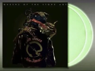 Queens Of The Stone Age In Times New Roman GLOW IN THE DARK Vinyl Record 2LP - Image 1 of 2
