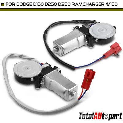 2x Power Window Motor for Dodge D150 D250 D350 Ramcharger W150 W250 W350 Front - Image 1 of 4