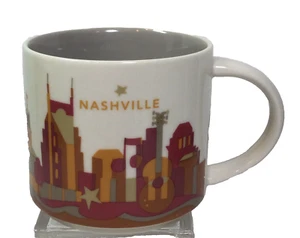 Starbucks You Are Here Collection NASHVILLE Kaffee/Tee Becher 14oz 2015 - Bild 1 von 6