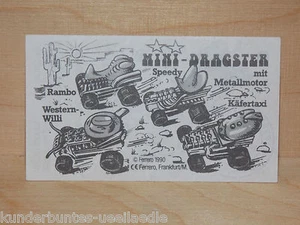 BPZ Mini-Dragster D 1989/90 BPZ Speedy 1990 612669 - Bild 1 von 1