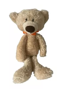 Gund Teddybär ZAHNSTOCHER Plüsch hellbraun lange Beine Arme großer Kopf braun Cord Nase - Bild 1 von 4