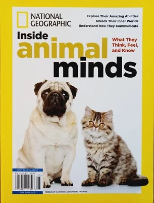 Inside Animal Minds Reissue National Geographic Magazine 4/22 Foto 1 de 3