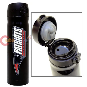 New England Patriots Tumbler Vacuum Insulated Travel Cup NFL Metal Logo Emblem - Picture 1 of 4