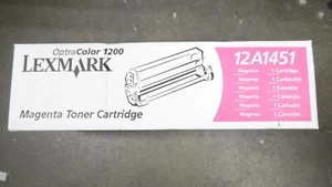 Versiegelter Karton - Lexmark OptraColor 1200 12A1451 Tonerkassette Magenta - Bild 1 von 4
