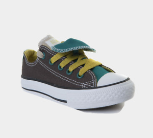  Converse Kids/Women's CTAS Double Tounge OX 632564C Shoes Brown/Green UK 10-5