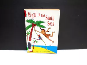 Pippi in the South Seas Paperback Book Longstocking Vintage 1959 - Foto 1 di 6