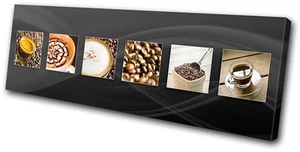 Comida Cocina Café Té Espresso LONA ARTE DE PARED Impresión de imagen VA - Imagen 1 de 1