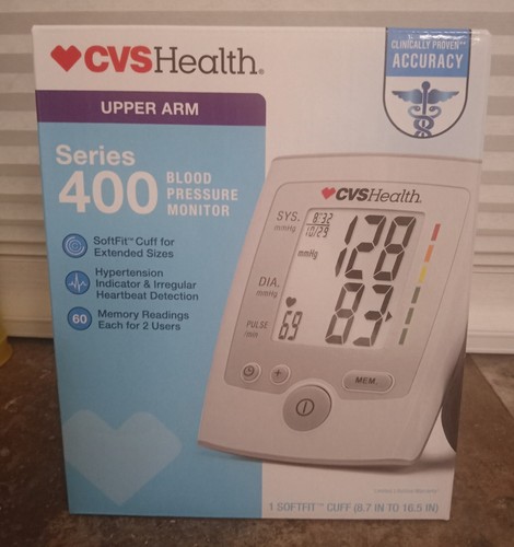 CVS Health Series 400 Upper Arm Blood Pressure Monitor | eBay