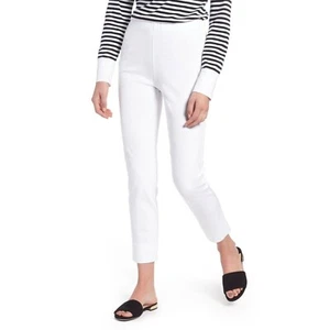 Nordstrom 1901 Women's White Stretch Ankle Skinny Pants size 8 - Picture 1 of 3