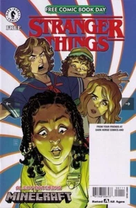 STRANGER THINGS/MINECRAFT GRATIS CÓMIC DÍA 2020, FCBD, DARK HORSE, CASI NUEVO - Imagen 1 de 1