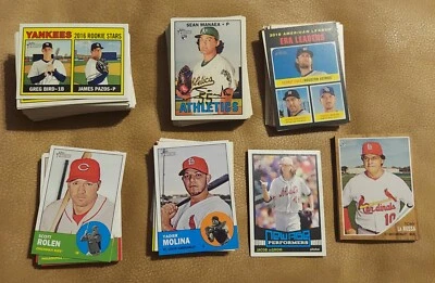 Lote de 157 tarjetas de béisbol Topps Heritage Jugador Más Valioso de la Corte Novato Todas las Estrellas Inserciones de valor Foto 1 de 2