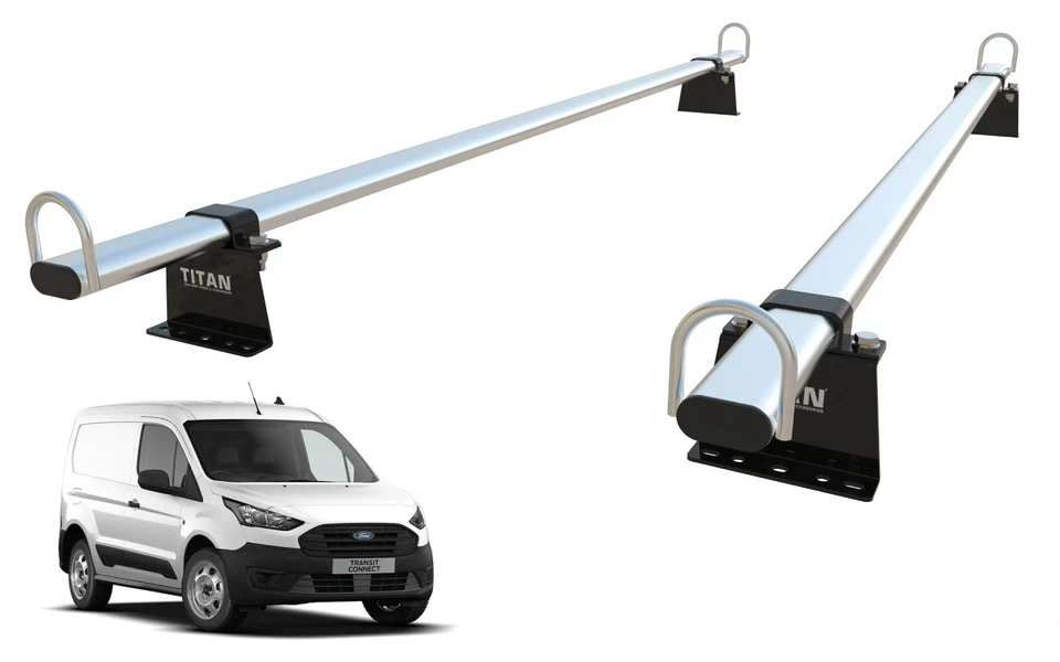 Roof Rack 2 Bars for Ford TRANSIT CONNECT Mk2 (2013-onward) TITAN WorkReady - Image 1 of 4