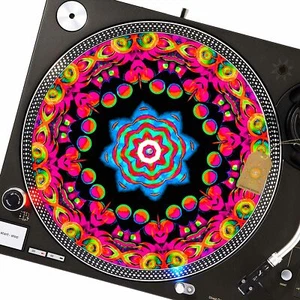 Psychadelic Superstar Slipmat Turntable 12" for DJ Vinyl LP Audiophile - Picture 1 of 1