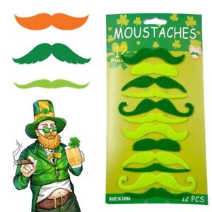 1 Set Dress Up Green Series Mustaches Unique Fake Beard Props  Home Decor