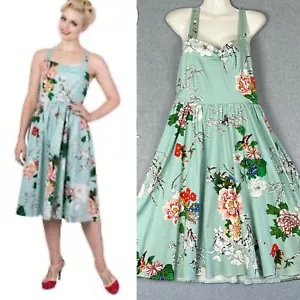 Dancing Days Banned Dress M Floral Summer Glow Retro Rockabilly 50s Pin Up - Picture 1 of 15