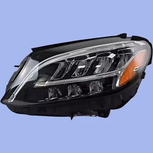 Mercedes-Benz W205 C180 C200 C300 Left US LED Headlight 2019-2021 A2059062906 - Picture 1 of 5