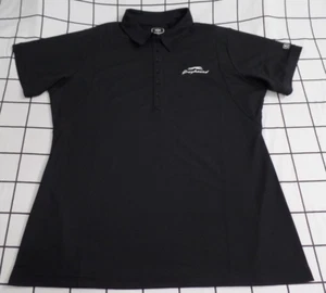 NEW WOMEN'S GREYHOUD BUS employee work polo shirt BLACK SZ XL - Picture 1 of 9