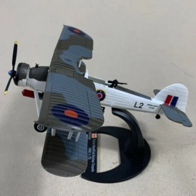 1:72 Diecast Military Model Fairey Swordfish Biplane Torpedo Bomber Aircraft - Image 1 of 4