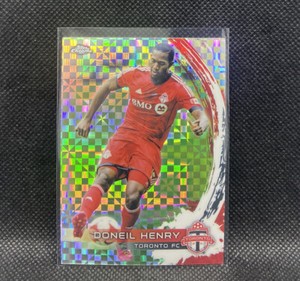 Doneil Henry X-Fractor Rookie 2014 Topps Chrome MLS Soccer #92 Canada Card TFC