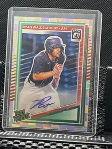 Ryan Waldschmidt 2025 Donruss Optic Pandora Rated Prospect Auto #15/25 - D'backs - Picture 1 of 2