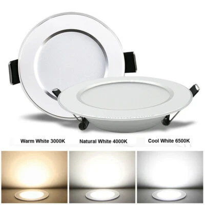 Dimmable Led Downlight Recessed Ceiling Light Lamp Spotlight 5/7/9/15W & Driver - Image 1 of 4
