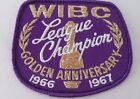 Retro NOS 1966 1967 WIBC Golden Anniversary League Champion Ladies Bowling Patch