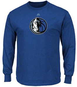 Camiseta de manga larga Dallas Mavericks para hombre azul Assist - Imagen 1 de 6
