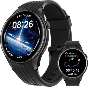 Smartwatch Uomo Donna Con GPS Integrato, Smart Watch Con Chiamate, 100+ Sportive - Foto 1 di 12