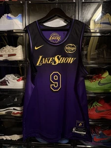 NEW XL RARE - Bronny James #9 NBA Nike Los Angeles Lakers City Edition 24 Jersey - Picture 1 of 6