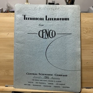 Central Scientific Company Operating Manual Electrometer 71010 Model B Vintage - Picture 1 of 15