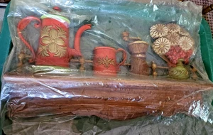 1970's Dart Industry Homco Wall Hanging Key Holder Country Decor Sealed w/Box - Picture 1 of 11