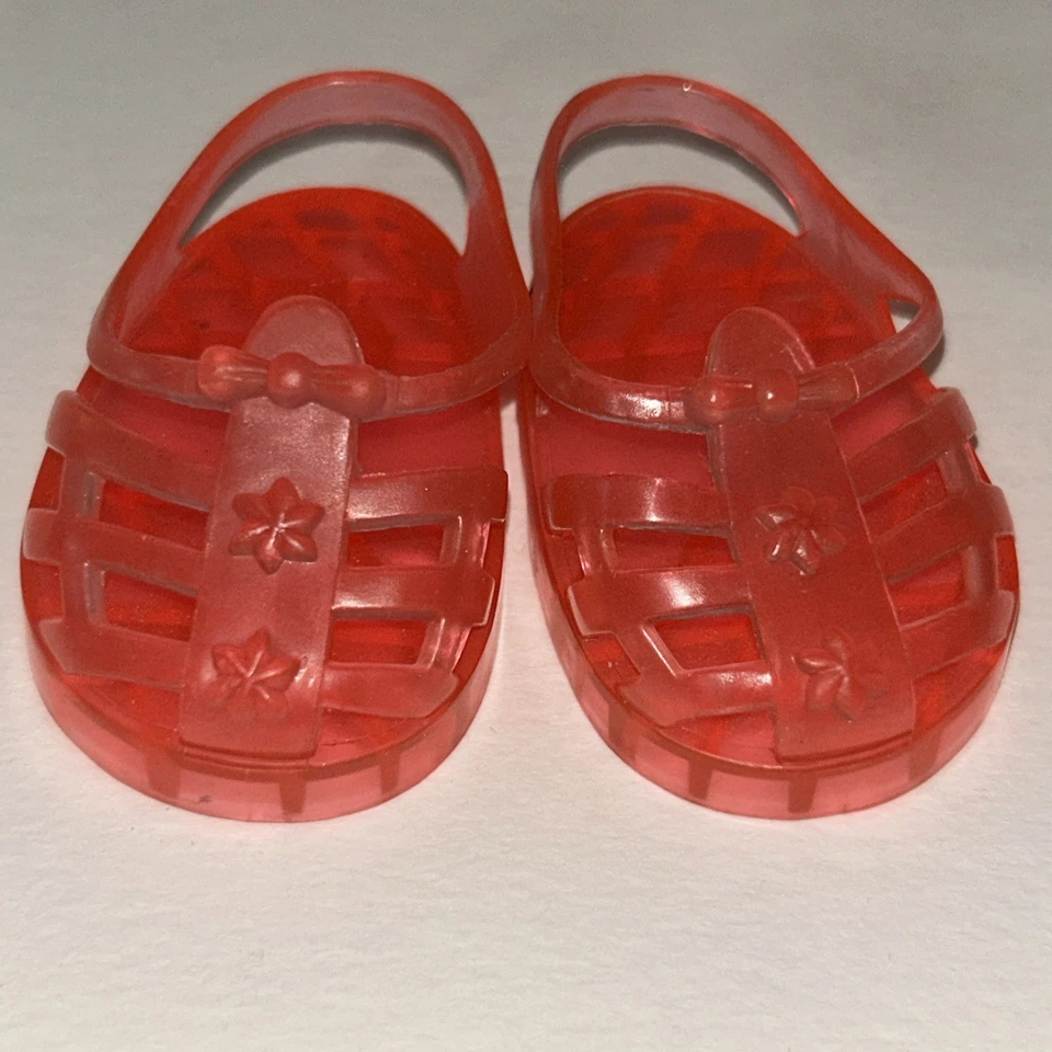 Sandalias de gelatina rosa para muñeca Madame Alexander de 18" Foto 1 de 1