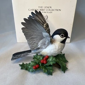 Chickadee The Lenox Garden Bird Collection Excellent Condition in Original Box - Picture 1 of 8