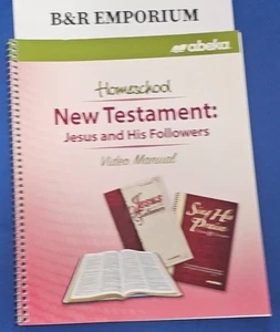 Homeschool New Testament Jesus & His Followers Video Manual 2023 Pensacola CC - Picture 1 of 5