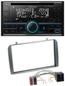 Kenwood CD 2DIN DAB USB MP3 Bluetooth Autoradio für Alfa Romeo GT 147 00-10 anth - Bild 1 von 7