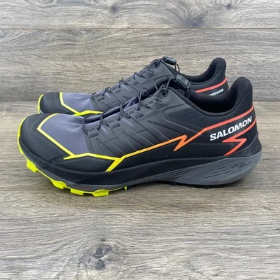 Salomon Thundercross Trail Running Zapatos Hombre Talla 10.5 Negro Neón Amarillo Naranja Foto 1 de 4