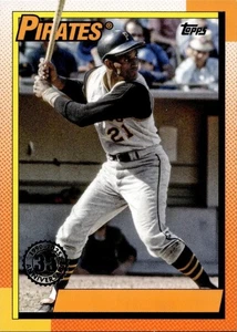 2025 Roberto Clemente Topps 1990 NO NAME ERROR SP 35th Anniversary 29/35 Pirates - Picture 1 of 2