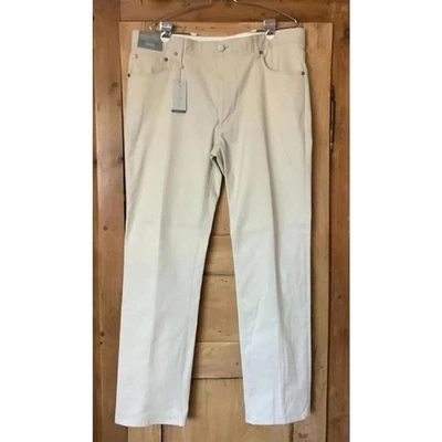 Nuevo con etiquetas Pantalón chino tostado Daniel Cremieux Signature Collection 38x22 para hombre Foto 1 de 4