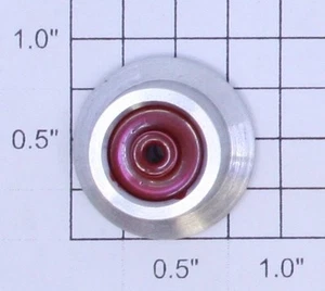 Lionel 1661-7 Red Aluminum Solid Pony Wheel - Picture 1 of 2