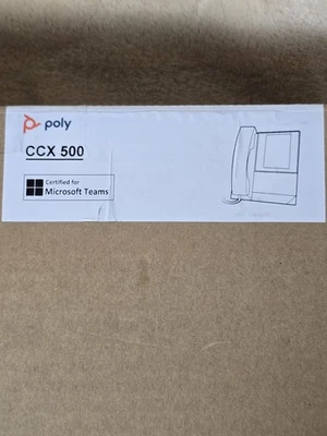 Polycom CCX 500 Business Media Phone / Teams / 2200-49720-019 / New - Image 1 of 3