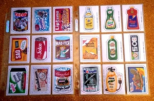 1979 Crazy Labels Complete Set 64/64 EX+/NM Like Wacky Packages Era Very Nice! - Picture 1 of 4