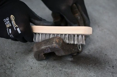 Wooden Wire Brush Garden Heavy Duty Rust Remover Cleaning DIY Home Garage 320mm — 第 1/4 张图片