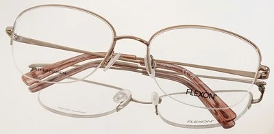 Gafas originales FLEXON W3037 770 DORADAS nuevas metal 56-18-135 titanio flexible Foto 1 de 4