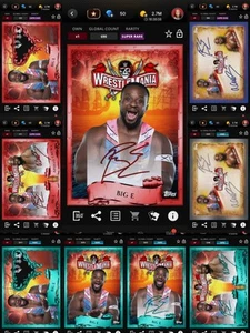 WWE Topps SLAM *DIGITAL* - WrestleMania Bundle - Apollo Crews & Big E - Picture 1 of 1