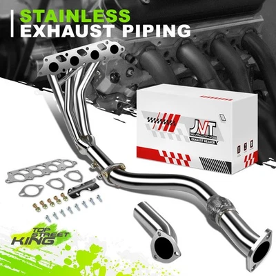 Colector de acero inoxidable 4-1 cabezales sistema de escape para Focus ZX3 ZX5 2,0 L 00-04 Foto 1 de 4