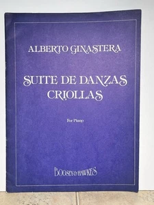 Suite De Danzas Criollas For Piano Alberto Ginastera Argentine Folk Tune - Picture 1 of 4