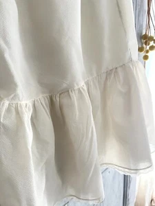 Vintage French acetate UNDERGARMENT full PETTICOAT LACE adjustable c1950 - Picture 1 of 24