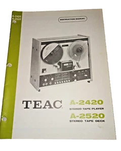 TEAC A-2420 A-2520 BEDIENUNGSANLEITUNG ORIGINAL - Bild 1 von 1