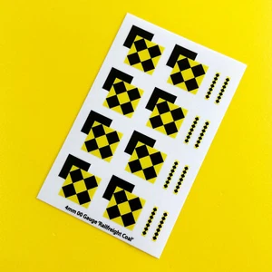Model Rail OO 4mm Gauge Scale Railfreight sub-sector COAL logo stickers - Foto 1 di 1